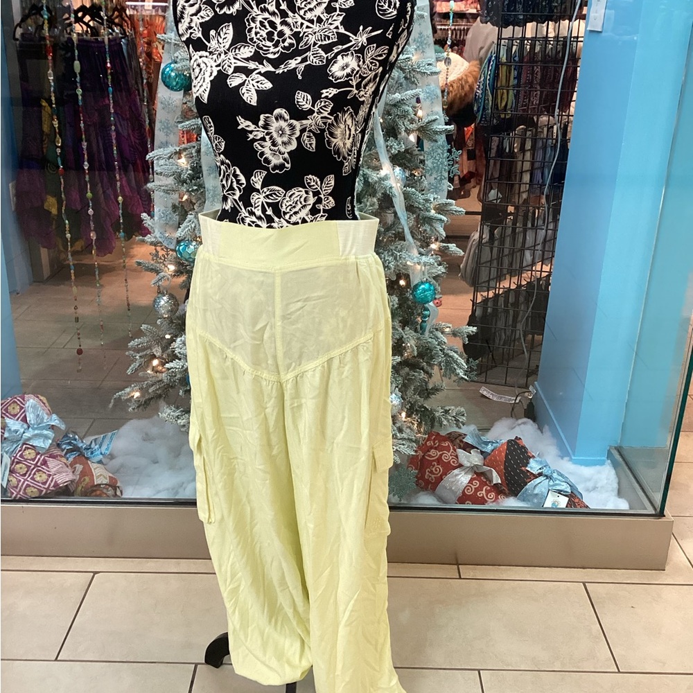 Yellow Women's Joggers by Free People Movement